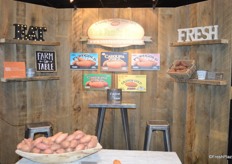 The booth of Vick Family Farms.